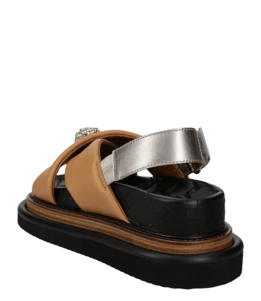 Orson Cross Strap Camel Sandal