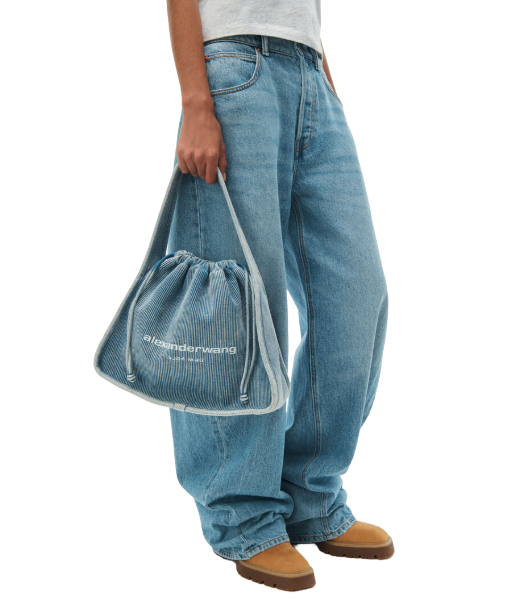 Ryan Large Bag Pebble Bleach
