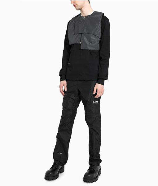 HELIOT EMIL LONG SLEEVE W.ZIPPED VEST