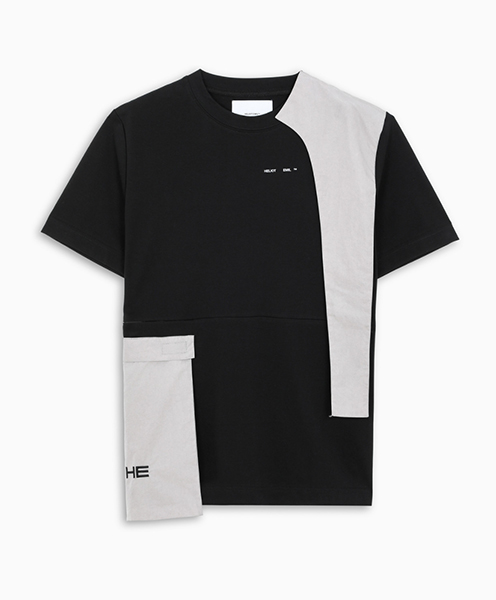 HELIOT EMIL T-SHIRT W.GREY DENTAL