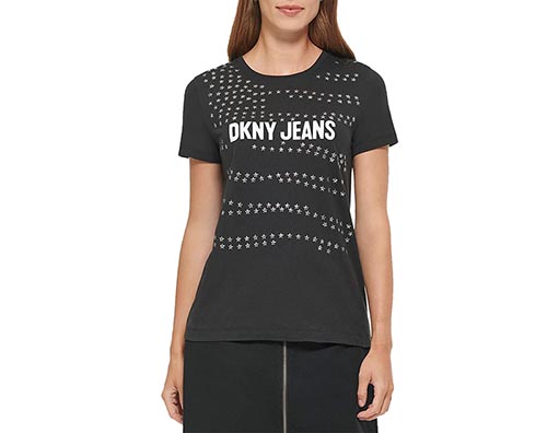 Black Logo Star T-shirt