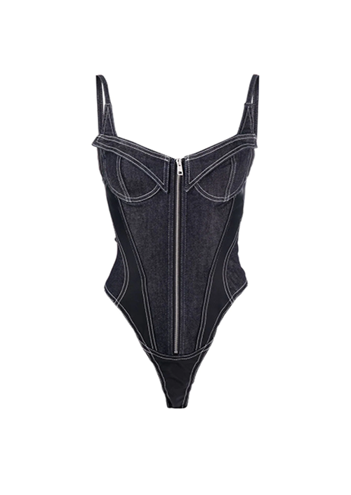 Denim Corset Body