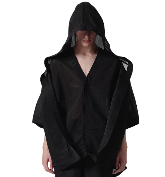 Black Wing Half Shirt