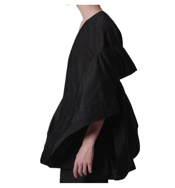 Black Wing Half Shirt
