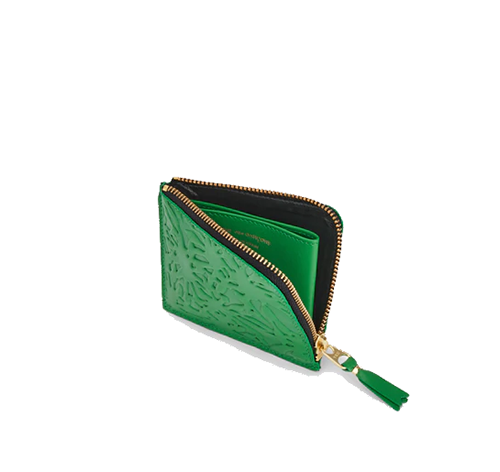 Green Embossed Forest Wallet