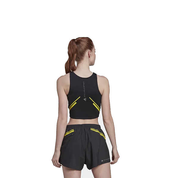 Adidas By Stella McCartney Black Yellow Tank Top