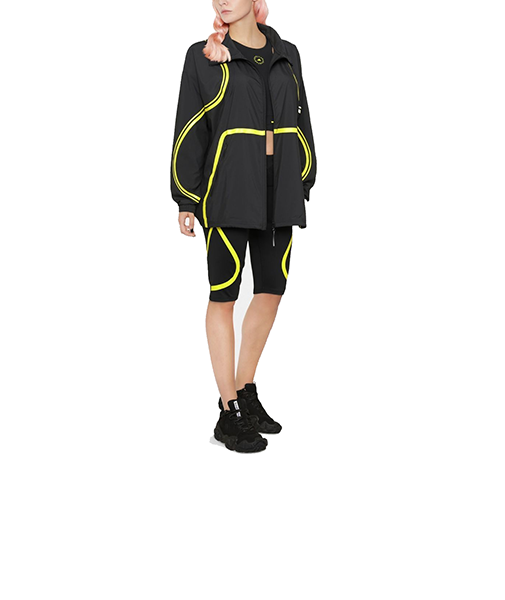 Adidas By Stella McCartney Black Yellow Jacket