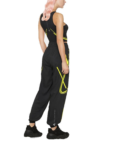 Adidas By Stella McCartney Truepace Black Yellow Pants