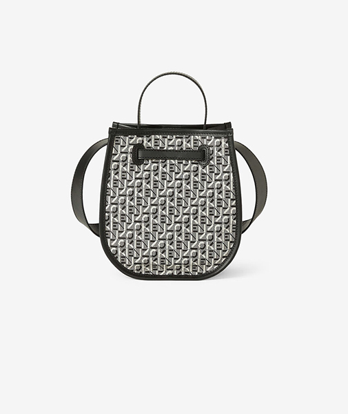 Logo Grey Bucket Bag