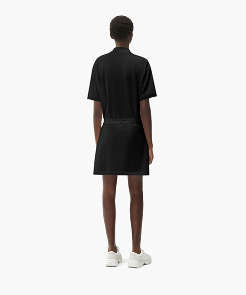 Tiger Crest Polo Black Dress