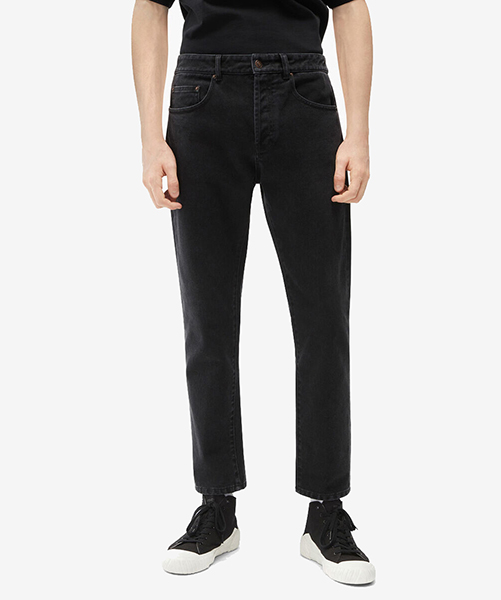 Cropped Black Jeans