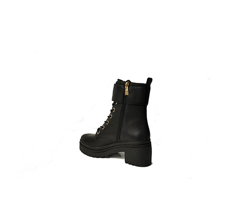 Rory Lug Black Bootie