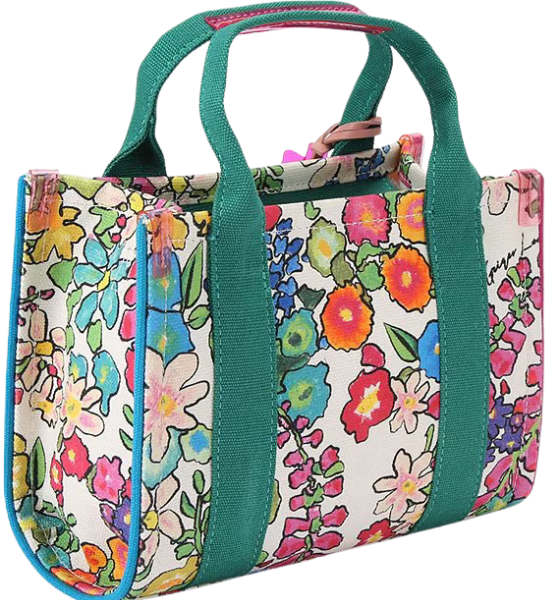 White/Multicolor Extra Small Southbank Tote Bag