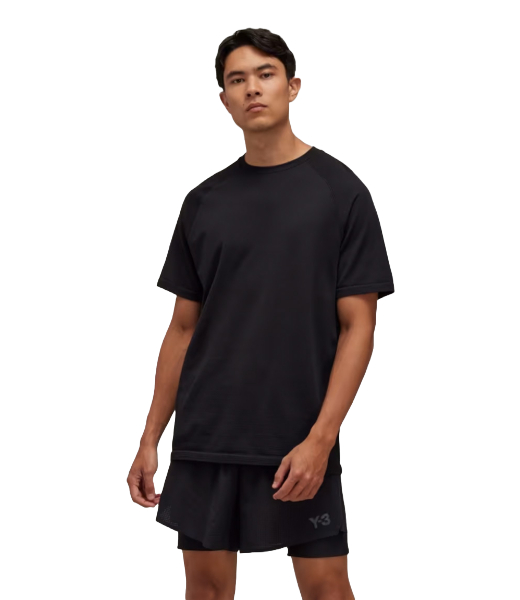 M Run Knit SS Black T Shirt