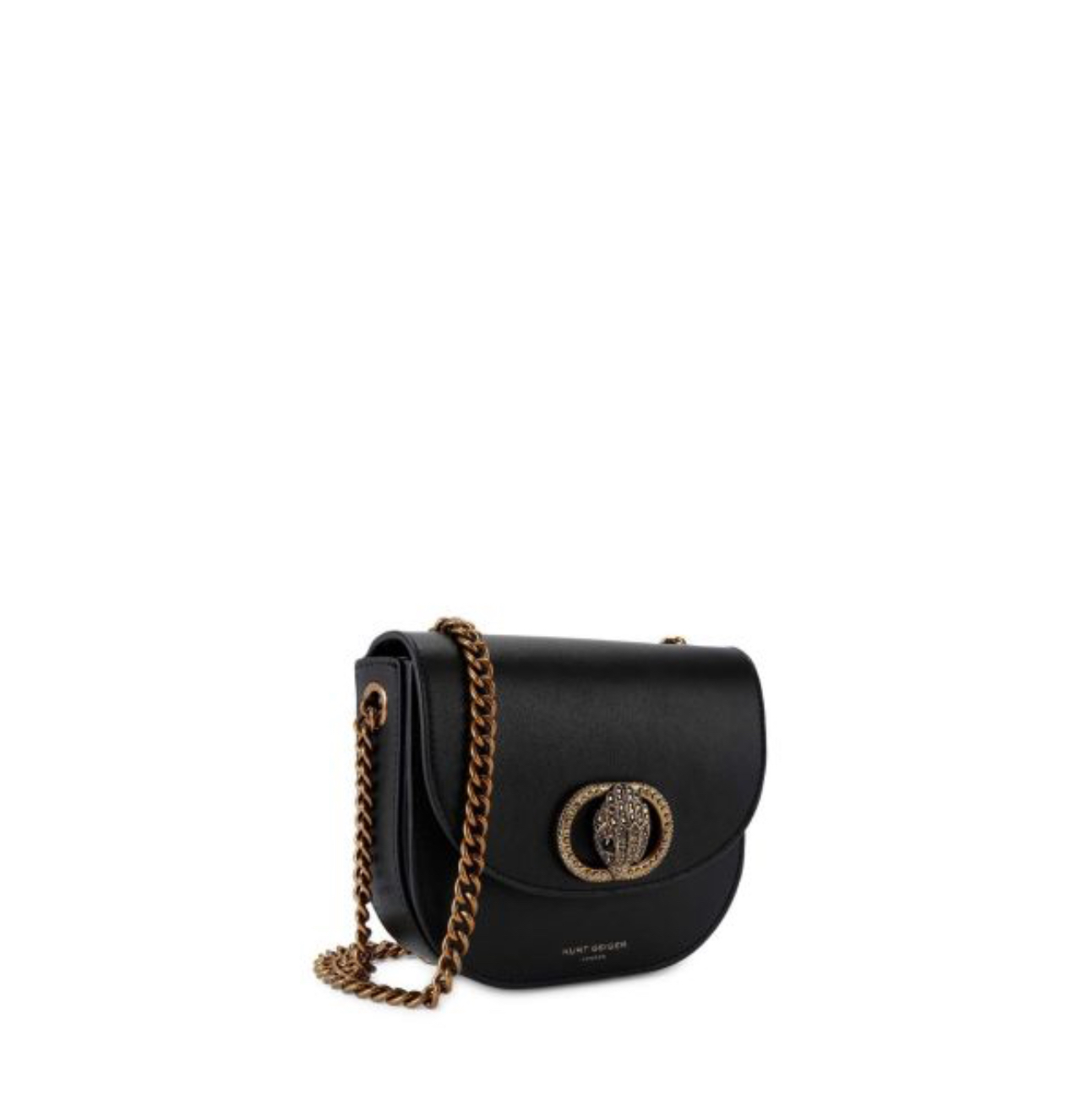Chelsea Black Saddle Bag