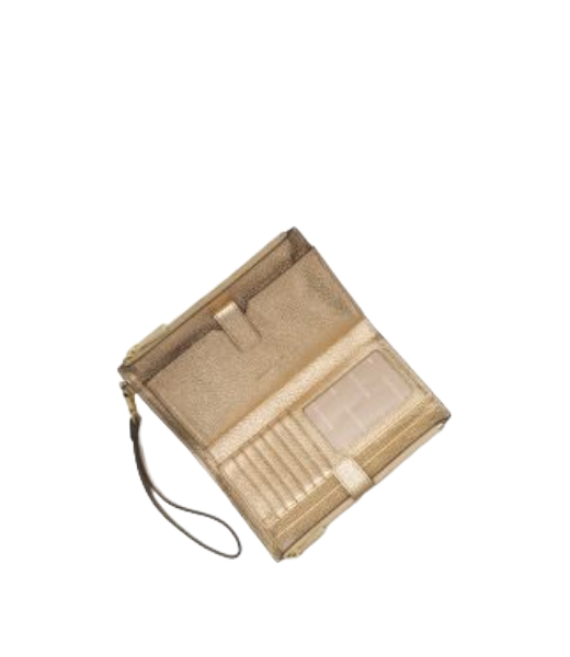 Jet Set Pale Gold Wristlet