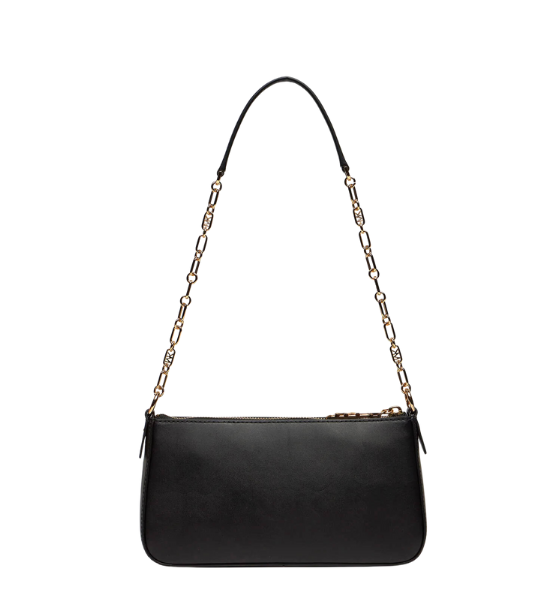 Empire Black Md Chain Pouchette Leather