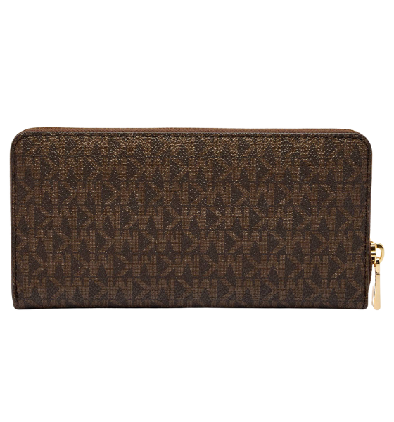 Brown Jet Set Lg Slim Za Continental Wallet