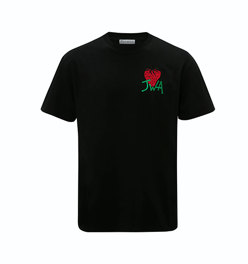 Embroidered Strawberry JWA T-Shirt