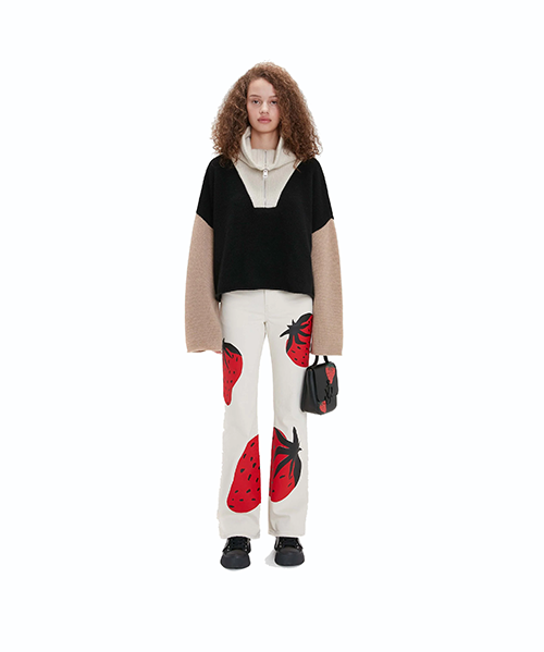 Strawberry Bootcut Jeans