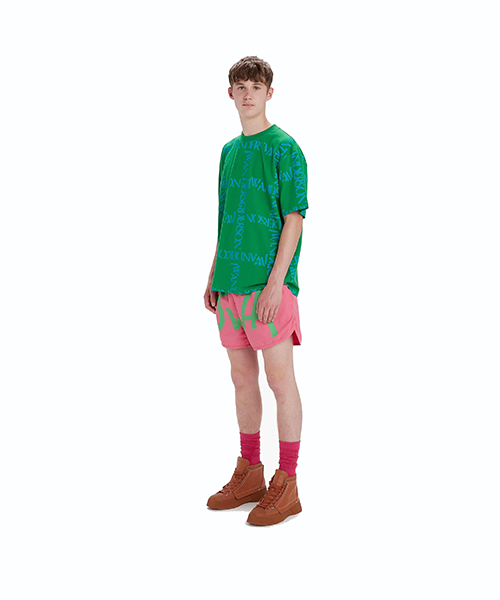 JWA Logo Swimshorts Pink