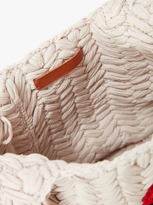 Strawberry Knitted Shopper Bag