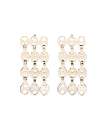 Eight Nano 3 Gold Drop Earrings