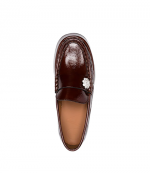 Retro Flatform Jewel Loafer