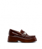 Retro Flatform Jewel Loafer