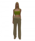 Logo Band Pull On Pants