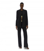 Stretch Wool Black Blazer