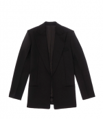 Stretch Wool Black Blazer
