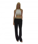 Logo Band White Bralette