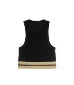 Logo Band Black Bralette