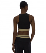 Logo Band Black Bralette