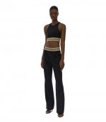 Logo Band Black Bralette