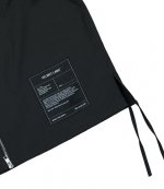 Zip Short Sleeve Black Shirt