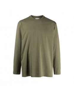 Y-3 Khaki Classic Long Sleeve T-Shirt