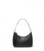 Jet Set Charm Black Shoulder Bag
