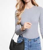 Jet Set Charm Black Shoulder Bag
