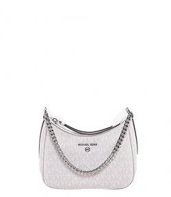 Jet Set Charm White Shoulder Bag