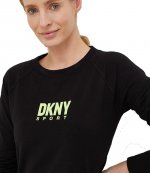Green Logo Black Dress