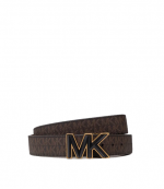 34MM Luggage Brown/Logo Reversible Belt