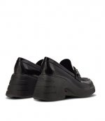 H618 Black Loafers