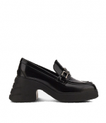 H618 Black Loafers