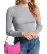 Cerise Jet Set Charm Shoulder Bag