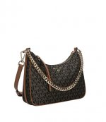 Jet Set Charm Brown Acorn Shoulder Bag
