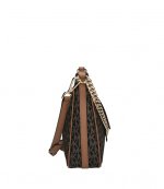 Jet Set Charm Brown Acorn Shoulder Bag