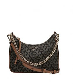 Jet Set Charm Brown Acorn Shoulder Bag