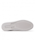 Keaton White Brown Logo Lace Up